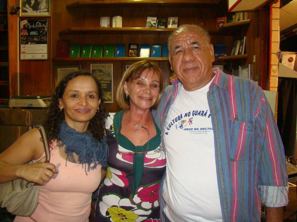 Com os poetas Lurdiana Araujo e Adilson Cordeiro (Didi)