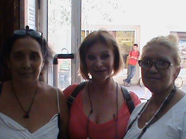 Foto com Manuela e Olga
